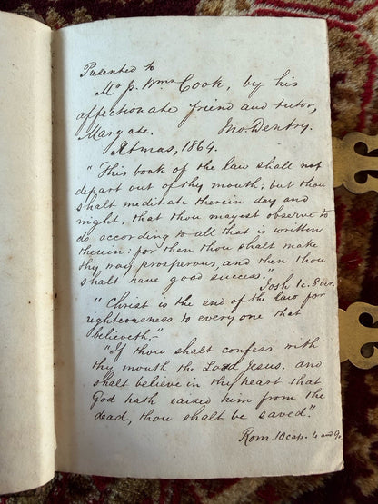 Bagster's Polyglot Bible : Stunning Clasped Fine Binding : Gauffered Edges c1864