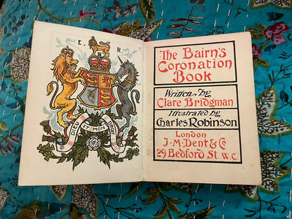 1902 Charles Robinson : The Bairn's Coronation Book : British Royal Family