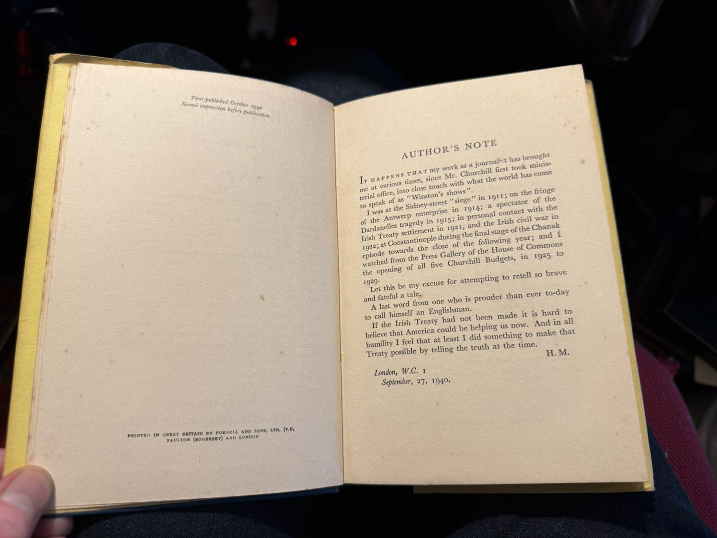 The Life Story of Winston Churchill : Hugh Martin : 1st Gollancz 1940