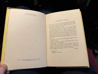 The Life Story of Winston Churchill : Hugh Martin : 1st Gollancz 1940