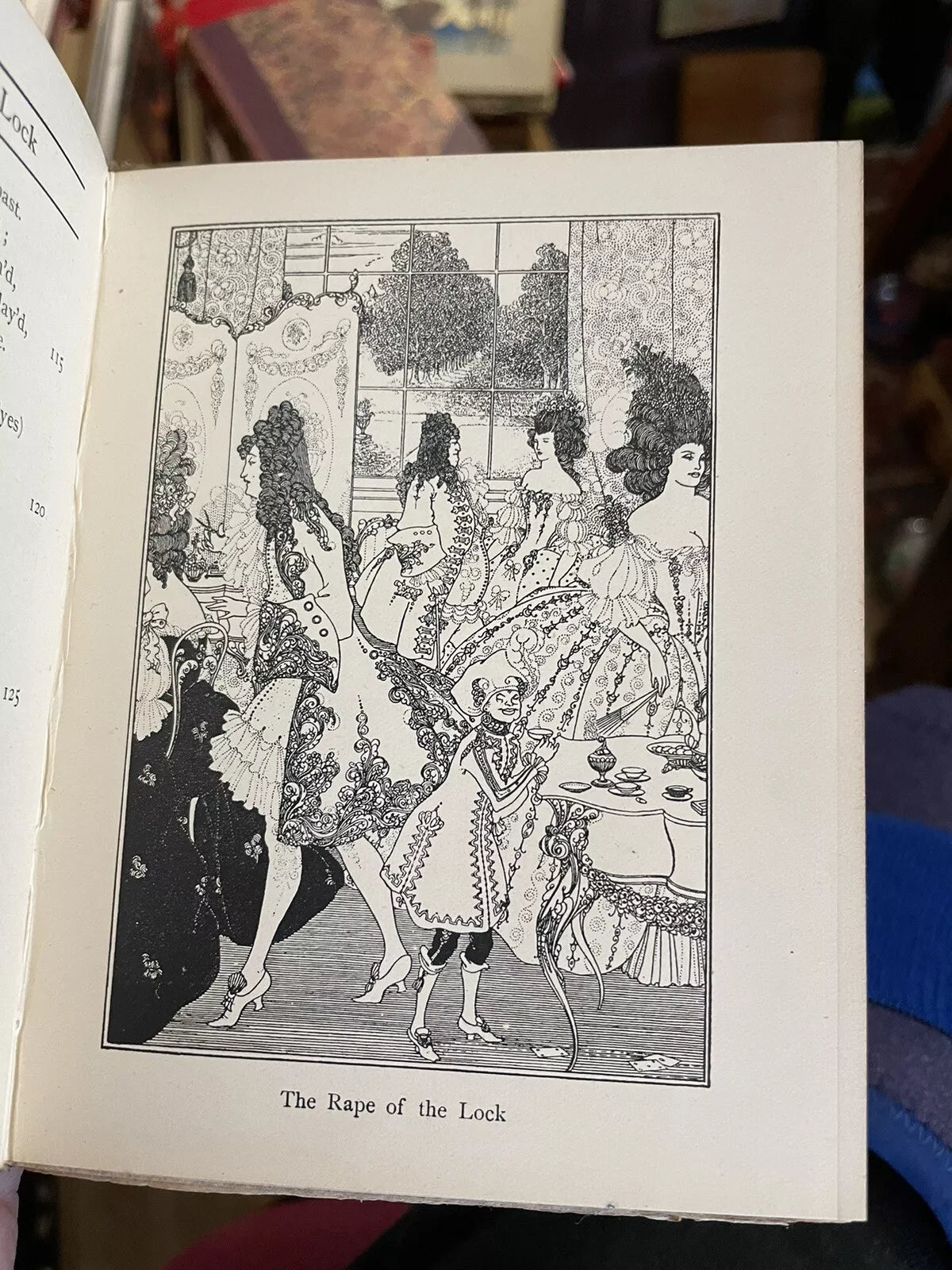 1902 The Rape of the Lock : Alexander Pope : Aubrey Beardsley : Leather Binding