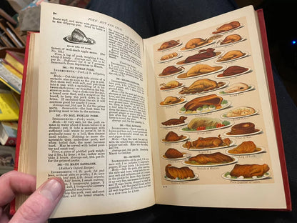 1894 Mrs Beeton's Cookery Book : 350 Wood Engravings : Food Recipes