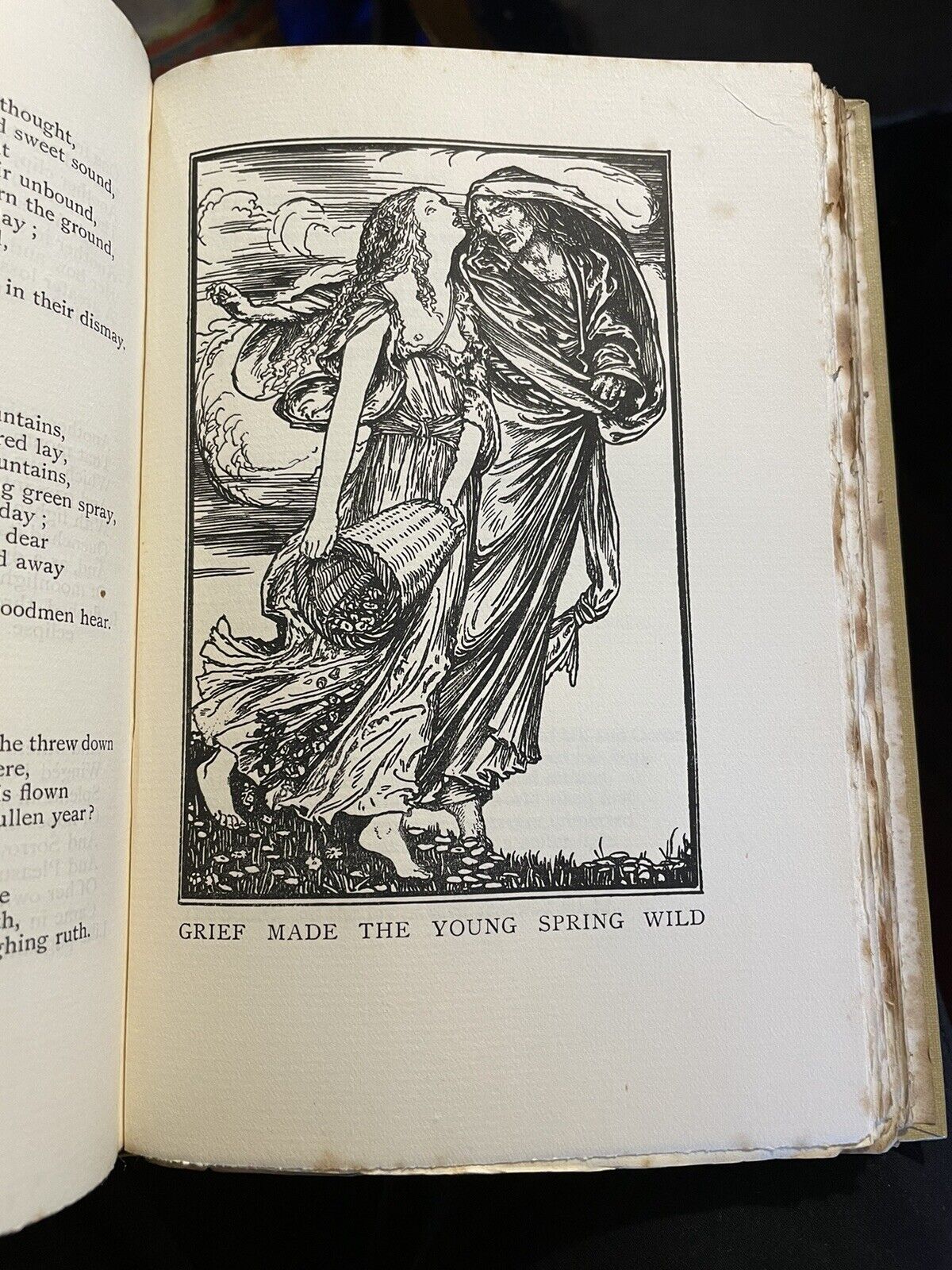 1902 Poems by Percy Bysshe Shelley : Illustrated by Robert Anning Bell