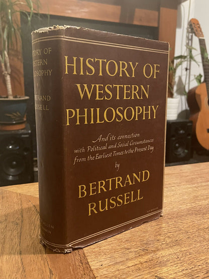 Bertrand Russell : History of Western Philosophy : In Dust Jacket 1947