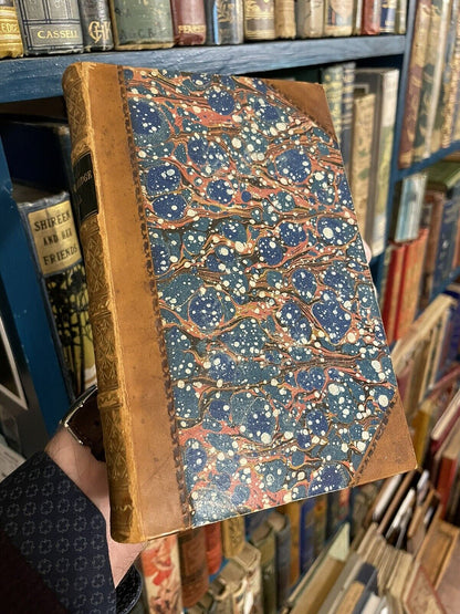 1850 Washington Irving : Bracebridge Hall: Half Leather Binding