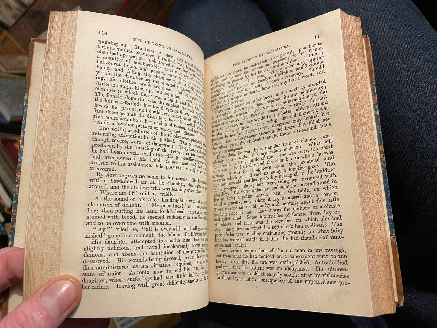 1850 Washington Irving : Bracebridge Hall: Half Leather Binding