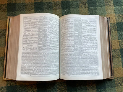 Large Victorian Holy Bible : Commentaries of Henry and Scott : A Very Fine Copy