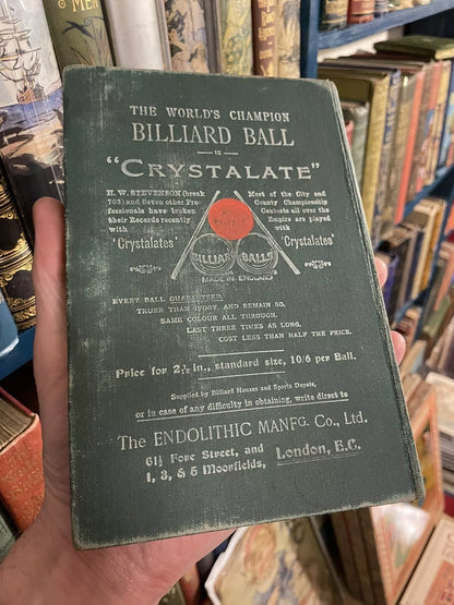 1905 The Game of Billiards and how to play it : John Roberts