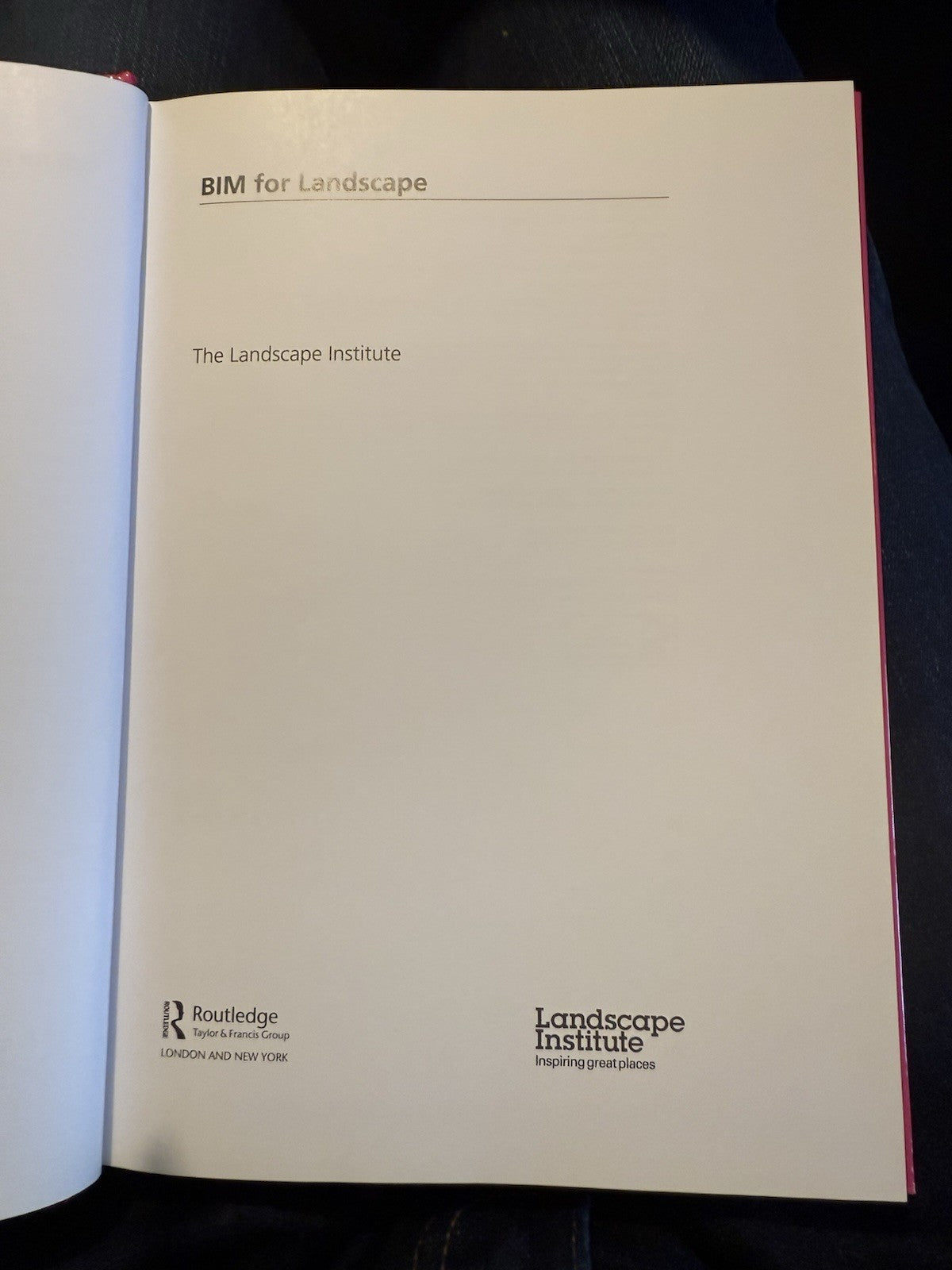 BIM for Landscape : Landscape Architecture :