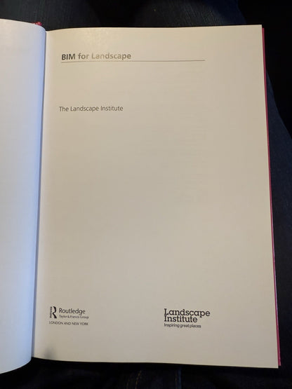BIM for Landscape : Landscape Architecture :