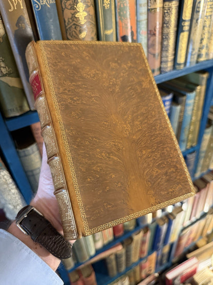 1891 Poetical Works of Lord Byron : Fine Tree Calf Binding : Illustrated