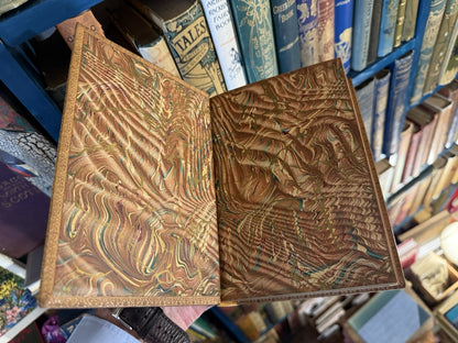 1891 Poetical Works of Lord Byron : Fine Tree Calf Binding : Illustrated