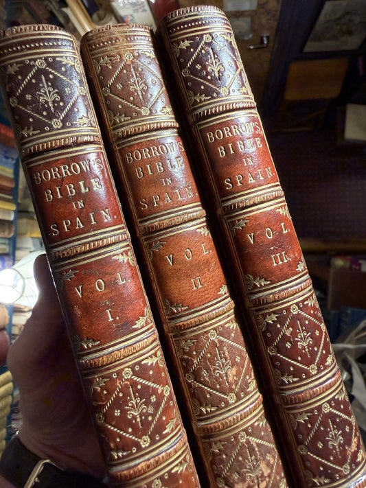 The Bible In Spain, Or The Journeys Adventures (3 Vols) George Borrow 1843