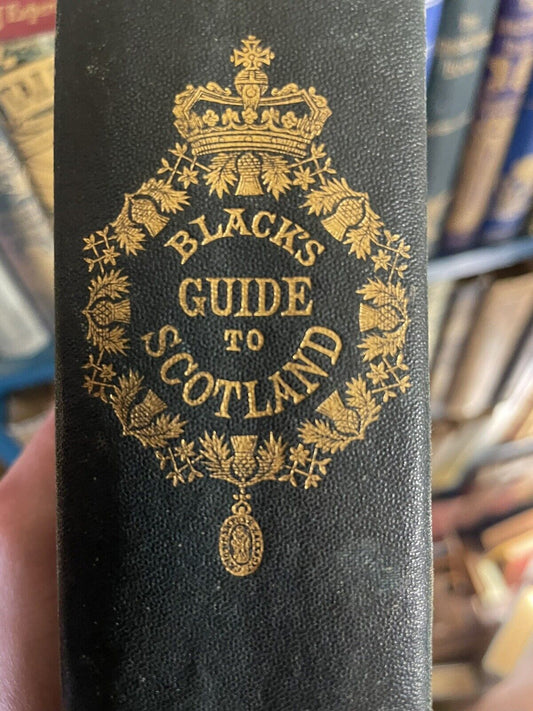 1872 Black's Picturesque Tourist of Scotland : 49 Folding Maps Illustrated