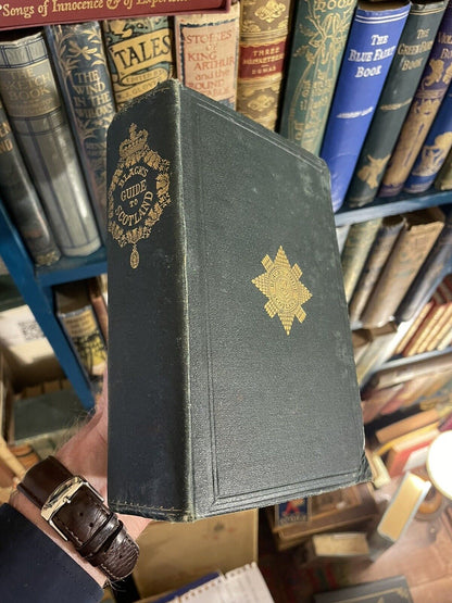 1872 Black's Picturesque Tourist of Scotland : 49 Folding Maps Illustrated