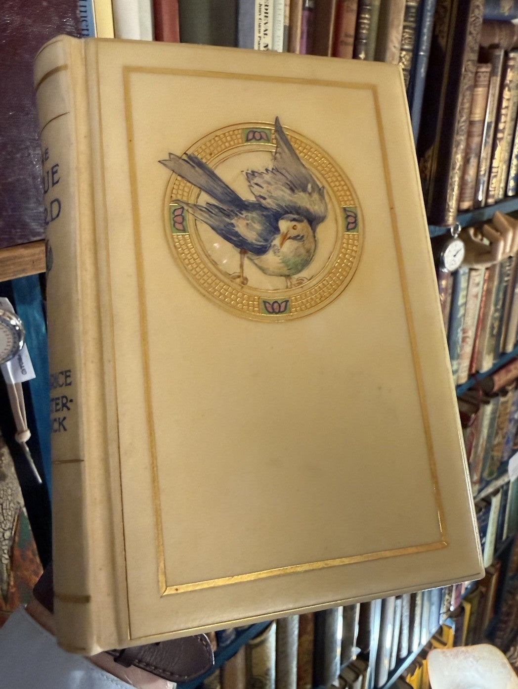 The Blue Bird; A Fairy Play : Vellucent binding by Cedric Chivers : Maeterlinck