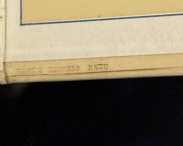The Blue Bird; A Fairy Play : Vellucent binding by Cedric Chivers : Maeterlinck