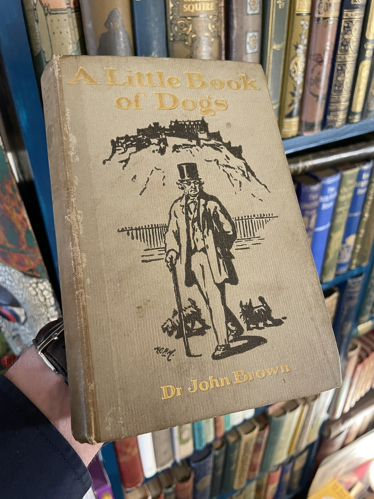A Little Book of Dogs : John Brown : T N Foulis : Tipped-in Plates