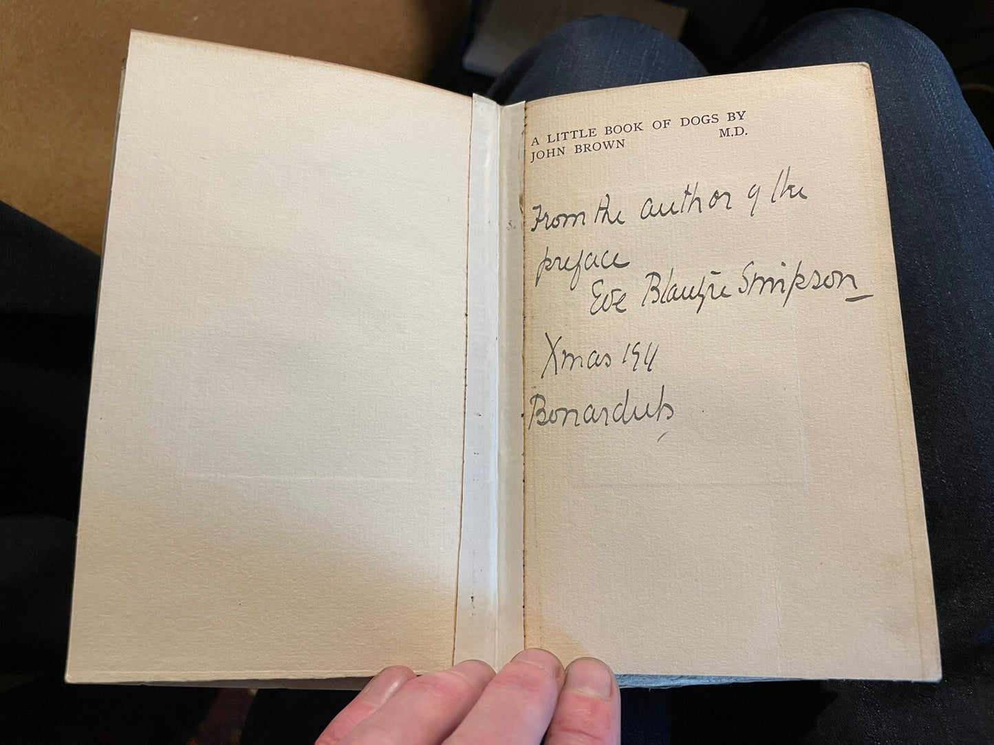 A Little Book of Dogs : John Brown : T N Foulis : Tipped-in Plates