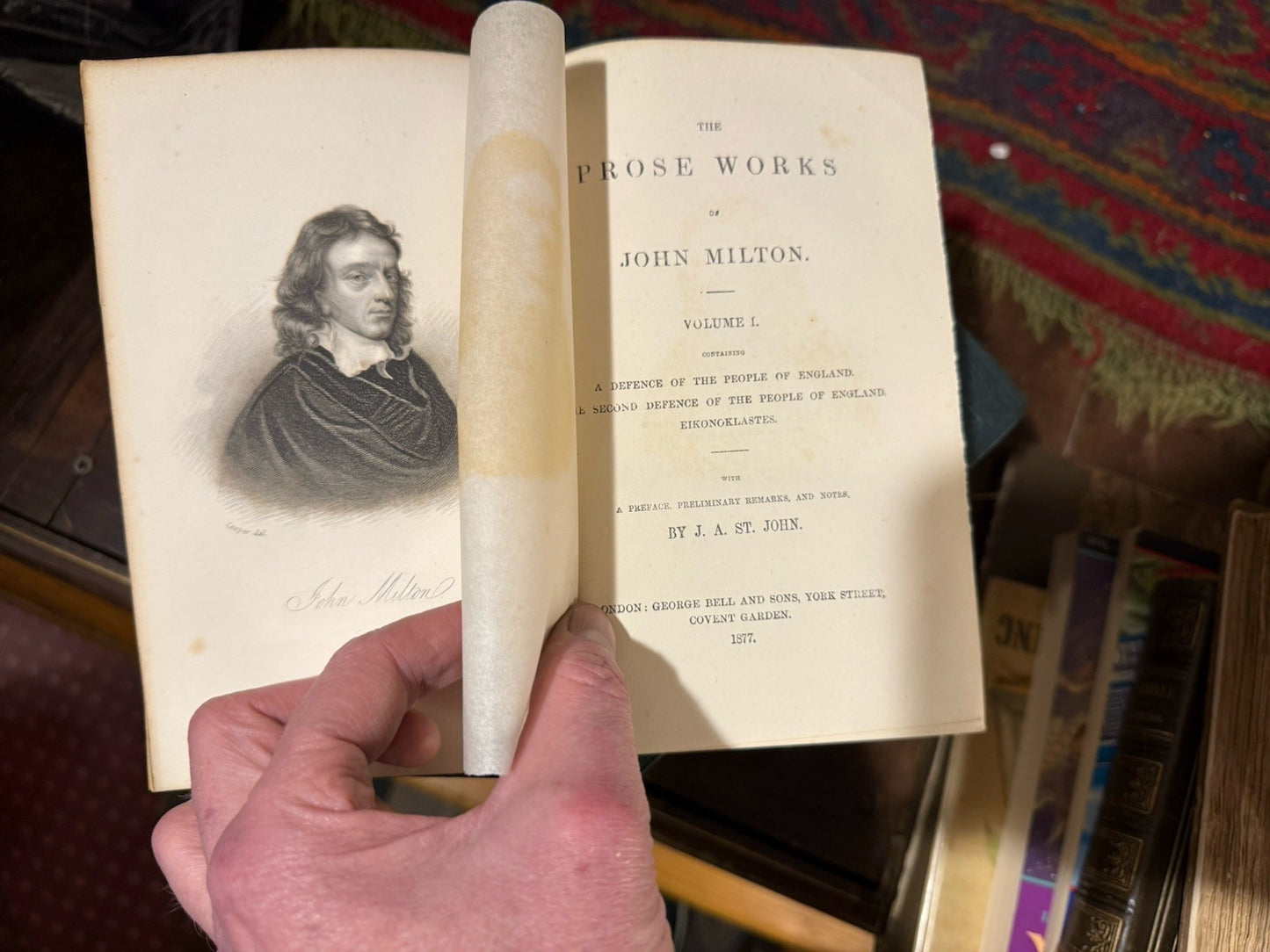 The Prose Works of John Milton (5 Volumes) Bohn's Standard Library