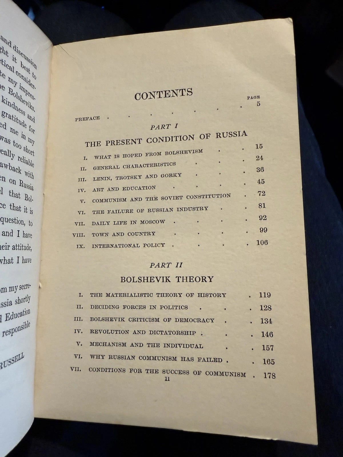 1920 The Practice and Theory of Bolshevism : 1st Edition : Bertrand Russell