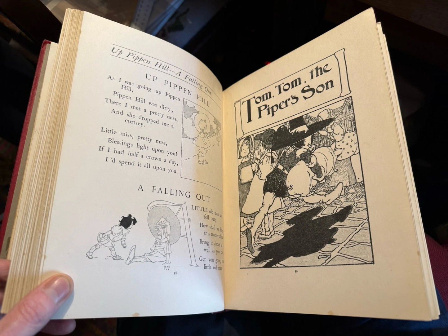 The Big Book of Nursery Rhymes : Charles Robinson : Walter Jerrold c1903