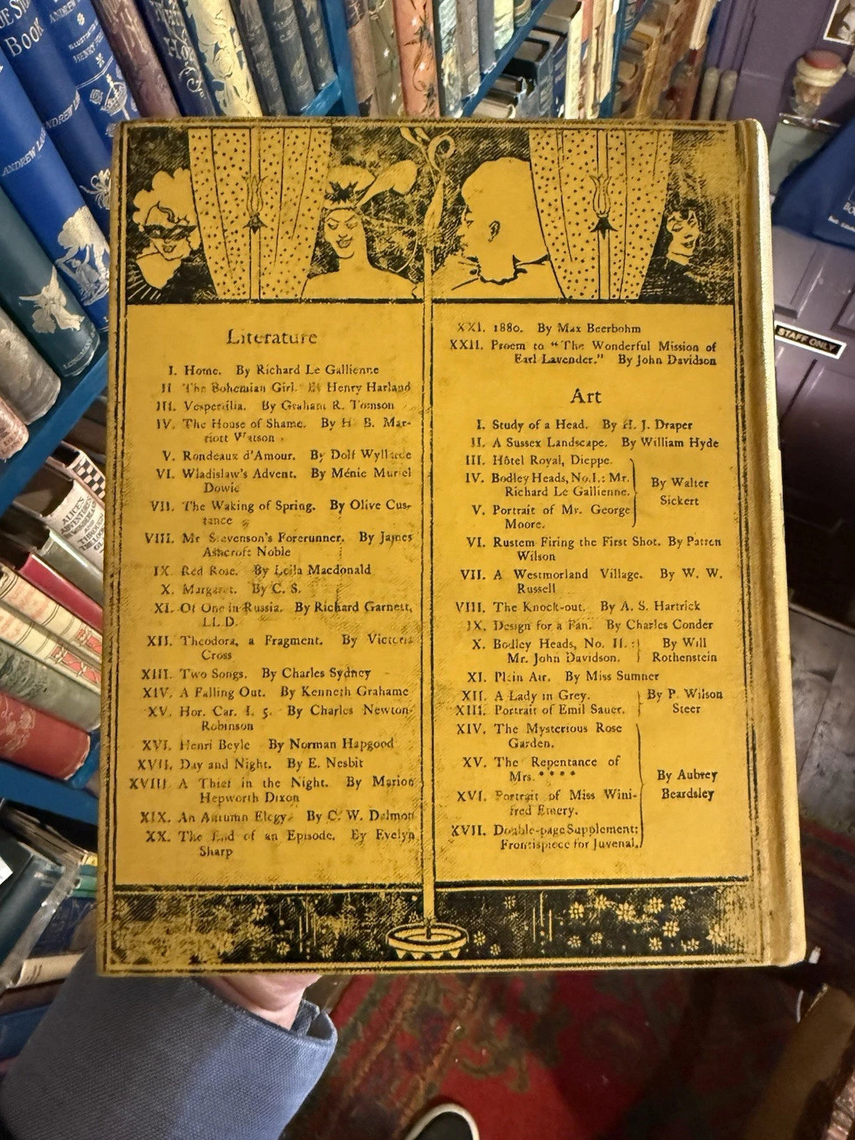 The Yellow Book (Volume IV) Jan 1895 Illustrated Quarterly : Aubrey Beardsley