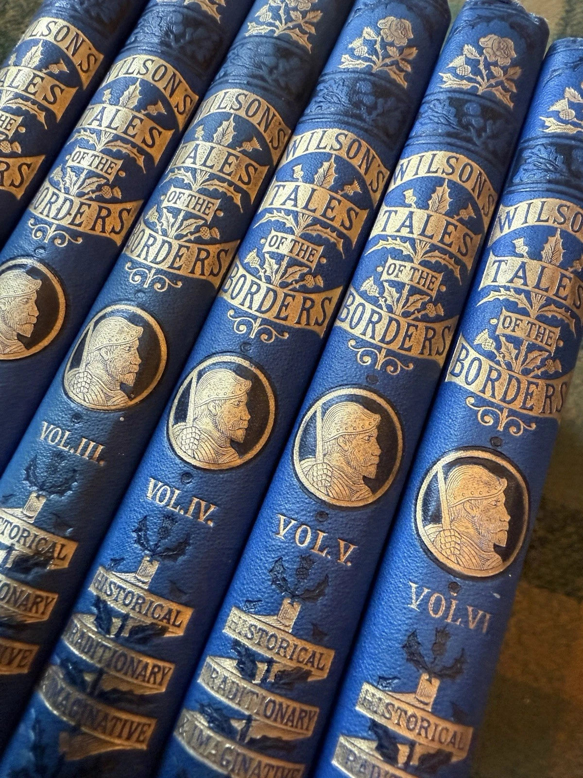 c1880 : Wilson's Imaginative Tales of the Scottish Borders (6 vols) Illustrated