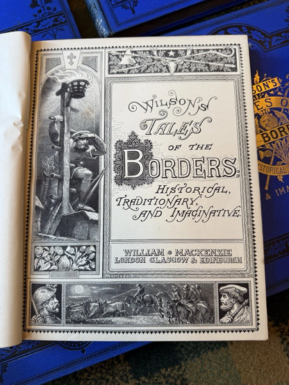 c1880 : Wilson's Imaginative Tales of the Scottish Borders (6 vols) Illustrated