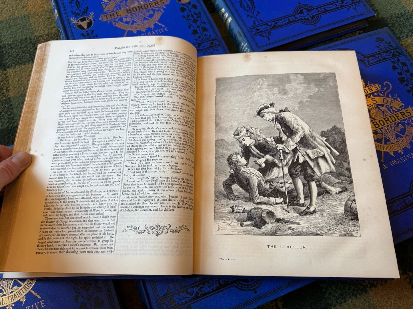 c1880 : Wilson's Imaginative Tales of the Scottish Borders (6 vols) Illustrated