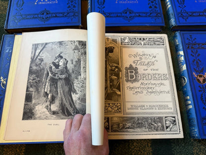c1880 : Wilson's Imaginative Tales of the Scottish Borders (6 vols) Illustrated