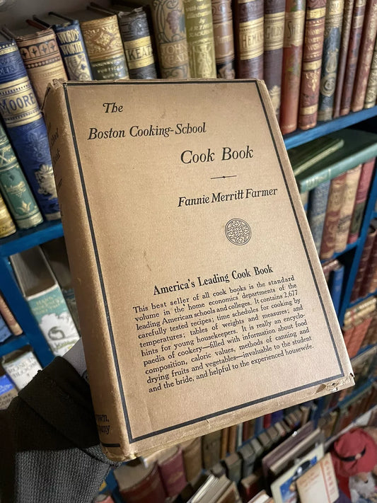 The Boston Cooking-School Cook Book : Old Recipes : Fannie Merritt Farmer 1929