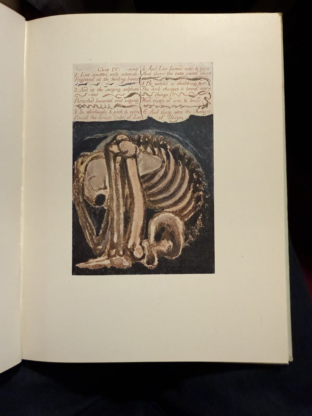 1929 William Blake : The book of Urizen : Full Colour Facsimile of 1794 Edition