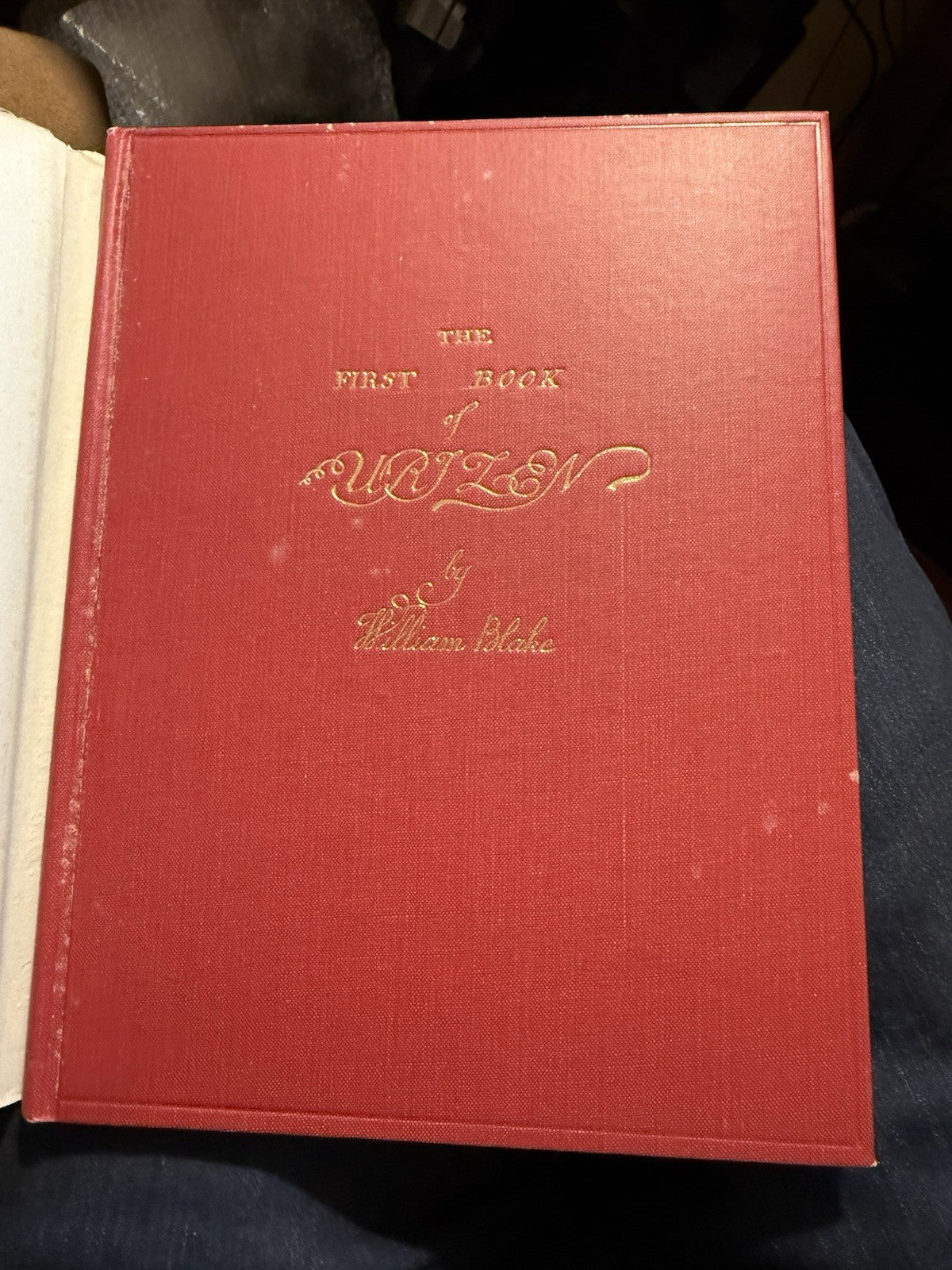 1929 William Blake : The book of Urizen : Full Colour Facsimile of 1794 Edition