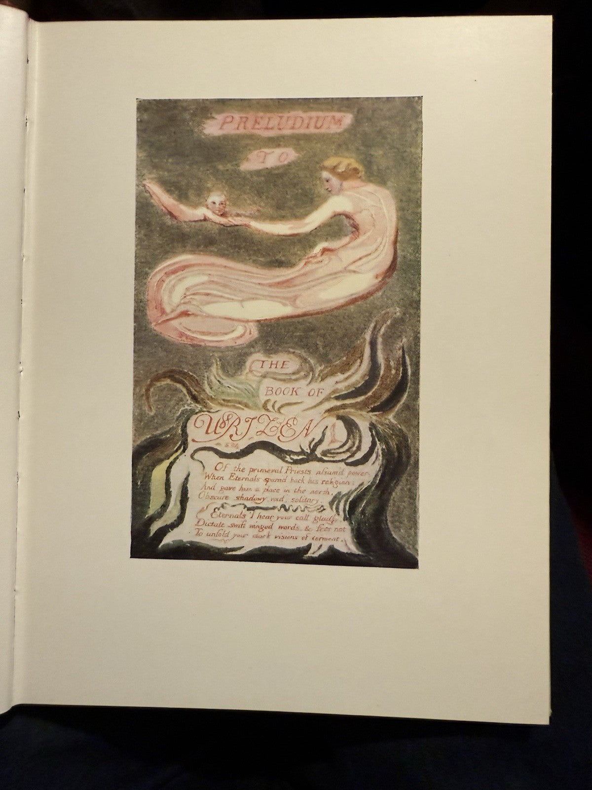 1929 William Blake : The book of Urizen : Full Colour Facsimile of 1794 Edition