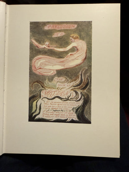 1929 William Blake : The book of Urizen : Full Colour Facsimile of 1794 Edition