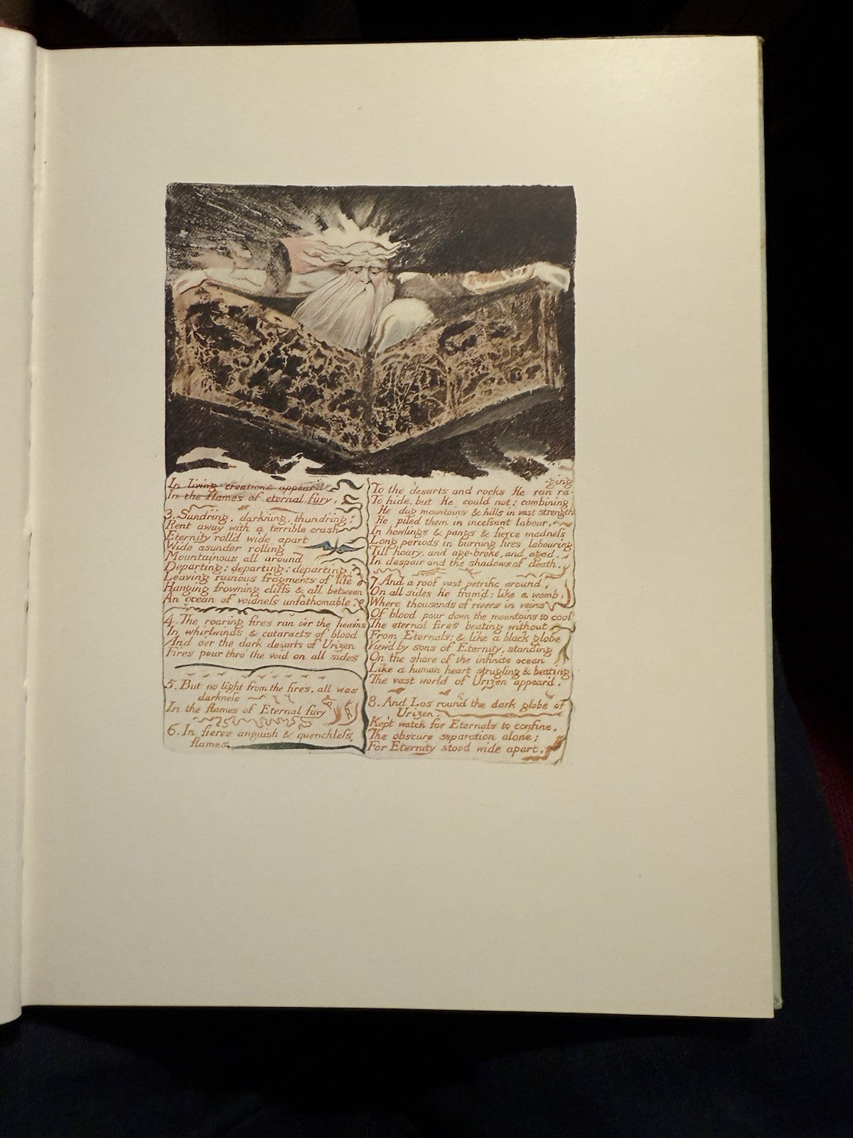 1929 William Blake : The book of Urizen : Full Colour Facsimile of 1794 Edition