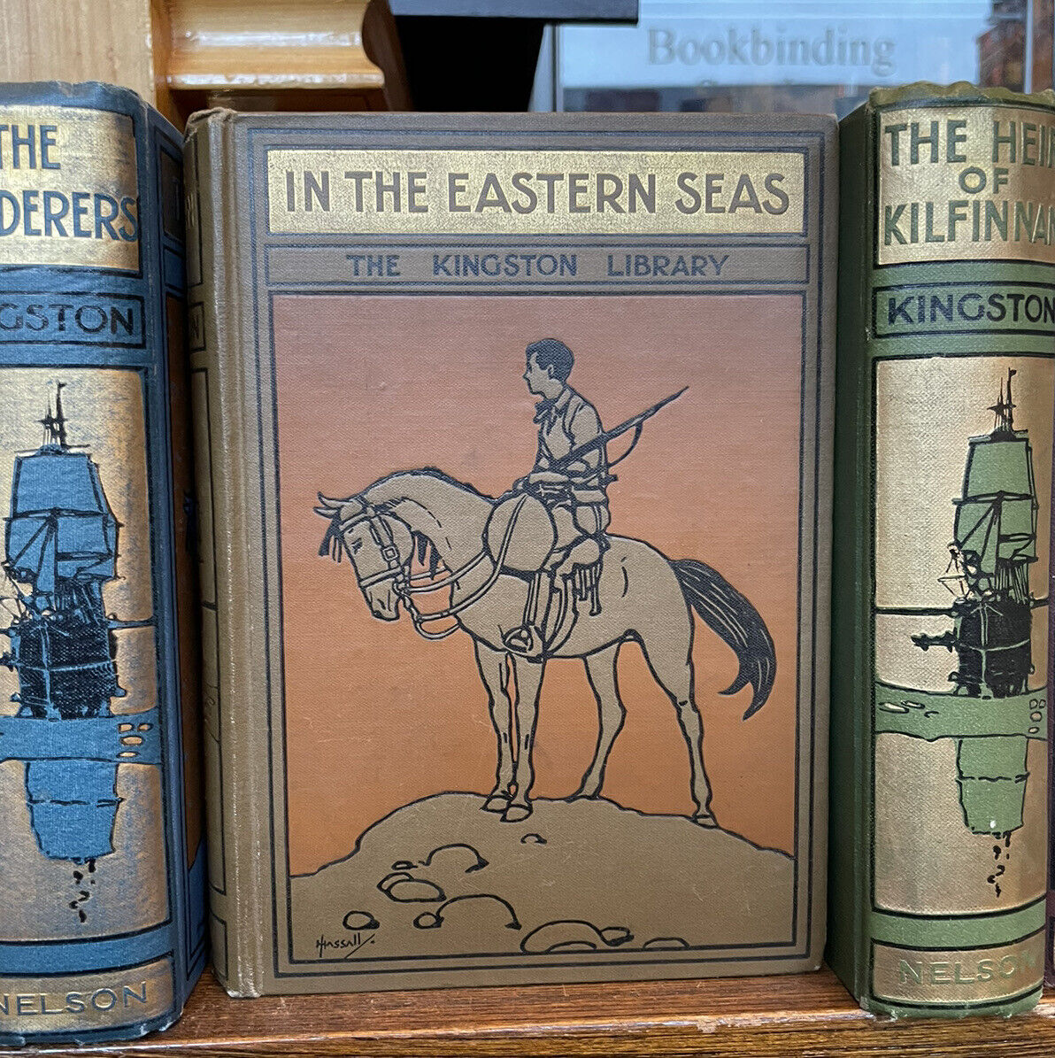 W H G Kingston (9 Books) Boys High Sea Adventure Stories : Travels / Ships VGC