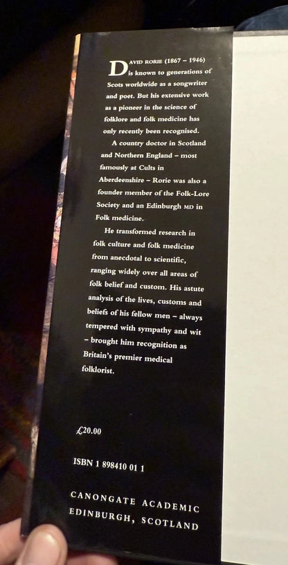 1994 Folk Tradition and Folk Medicine in Scotland : David Buchan : 1st Edition