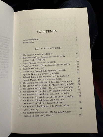 1994 Folk Tradition and Folk Medicine in Scotland : David Buchan : 1st Edition