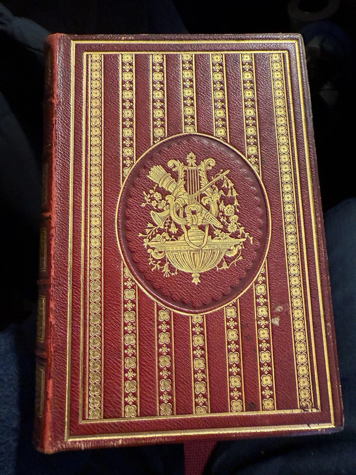 c1870 Poetical and Prose Works of Robert Burns : Lovely Decorative Binding