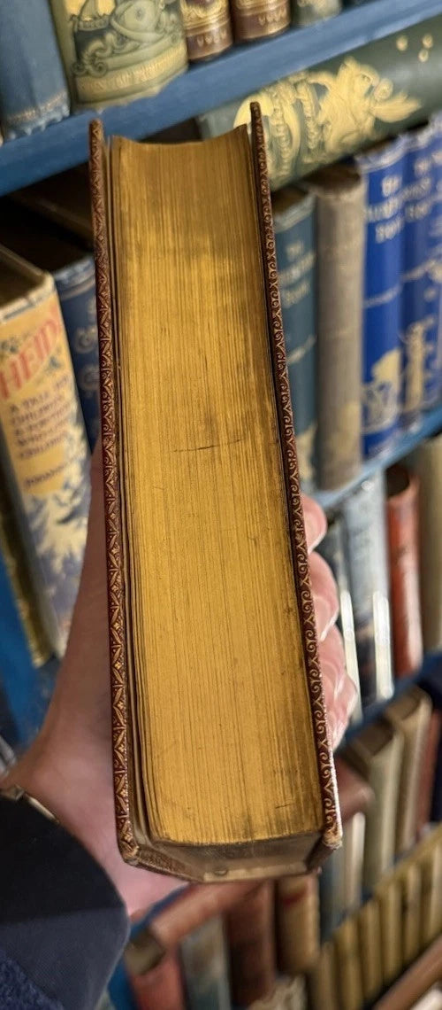 c1870 Poetical and Prose Works of Robert Burns : Lovely Decorative Binding