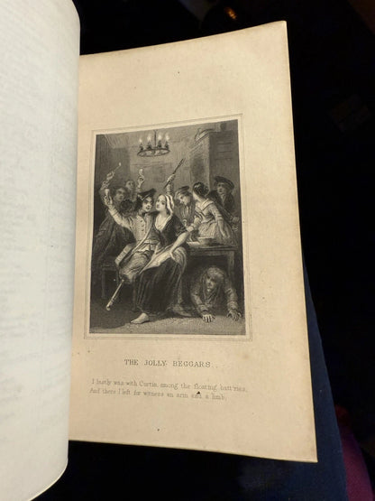 c1870 Poetical and Prose Works of Robert Burns : Lovely Decorative Binding