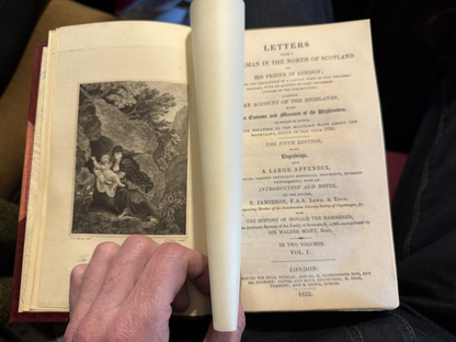 1822 Letters from a Gentleman in the North of Scotland to his Friend in London