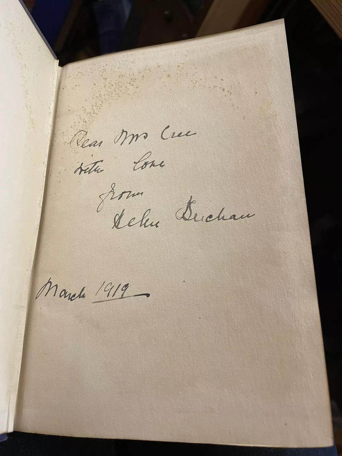 John Buchan 1847-1911 : SIGNED by Helen Buchan : Privately Printed 1912