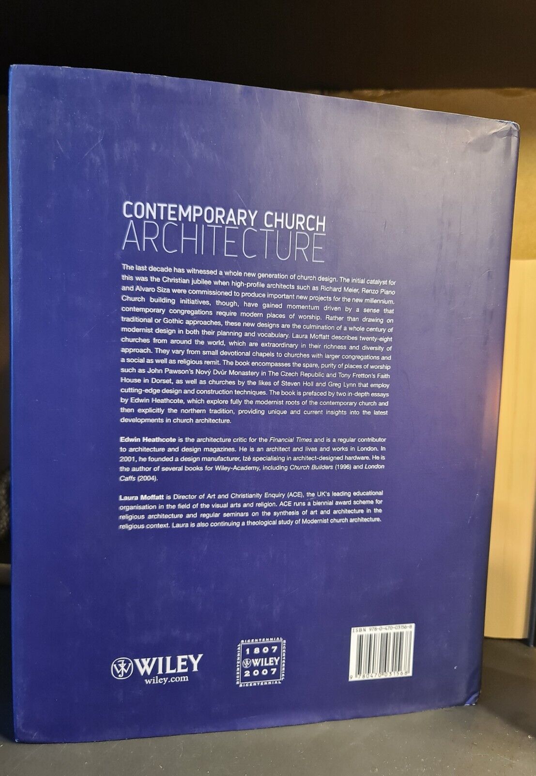 Contemporary Church Architecture, Heathcote & Moffatt: Hardback: 1st Edition