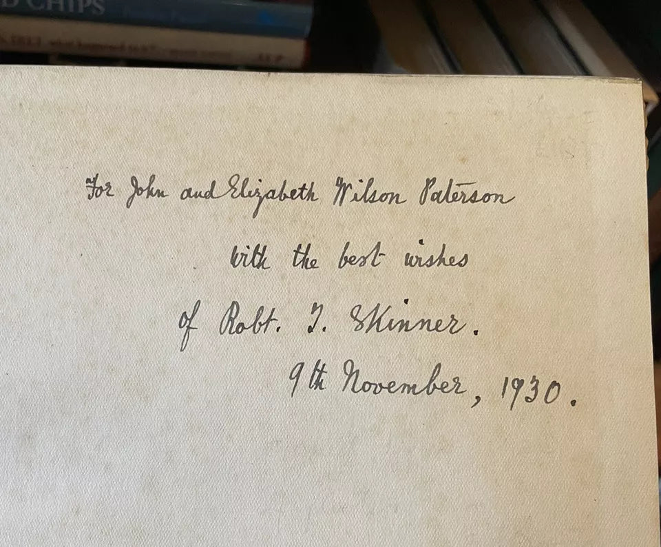 Edinburgh Interest : Yesterday and To-Day : Robert T Skinner : Presentation Copy