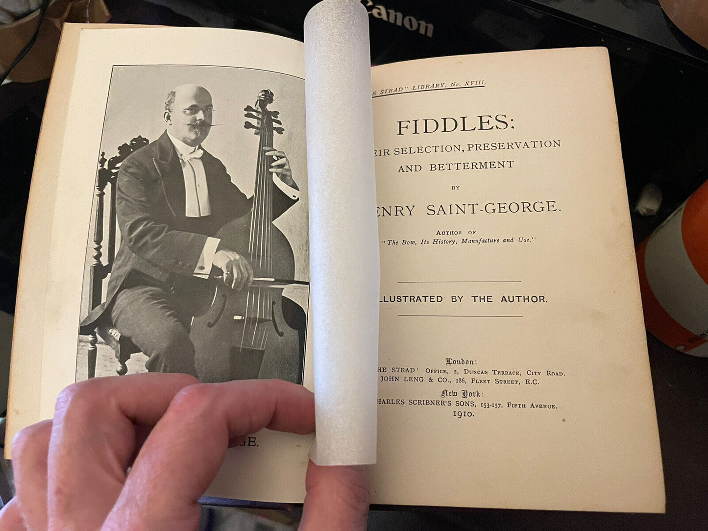 Fiddles Their selection, preservation and betterment Saint-George 1910 1st ed