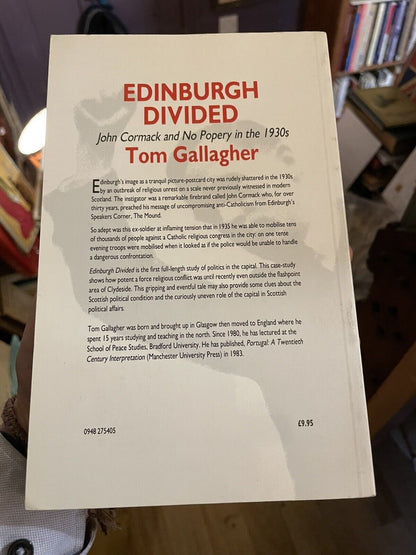 Edinburgh Divided : John Cormack and No Property in the 1930s : John Gallagher