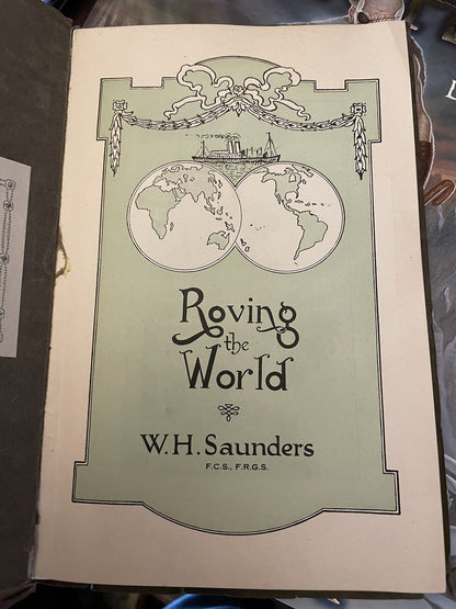 Manufacturing Chemist Roving Tour of the World : Ayrton, Saunders & Co 1924